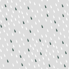 Rain seamless vector pattern