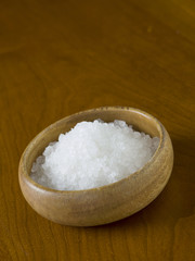 Fototapeta na wymiar bowl of spa salt