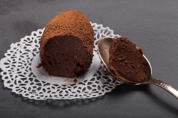 Fresh homemade chocolate cake 