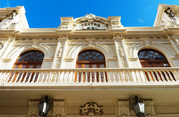 Obraz premium Architectural detail in the old Town of San Cristobal de La Laguna, Tenerife, Canary Islands