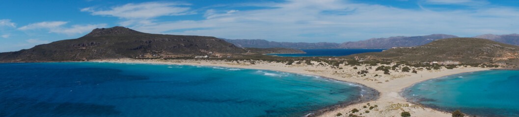 Elafonisos panoramic view, Peloponnese, Greece