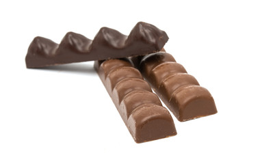 chocolate bar isolated