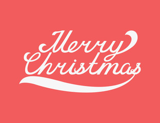 Merry christmas lettering / 