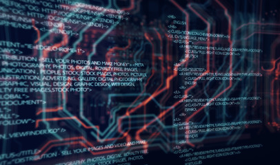 Technology background/Technology background of the abstract computer motherboard, can be used in the description of technological processes, science. Can be used as digital dynamic wallpaper.