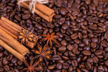 black coffee on a wooden background