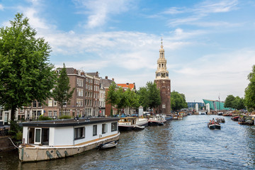 Naklejka premium Coin Tower (Munttoren) in Amsterdam