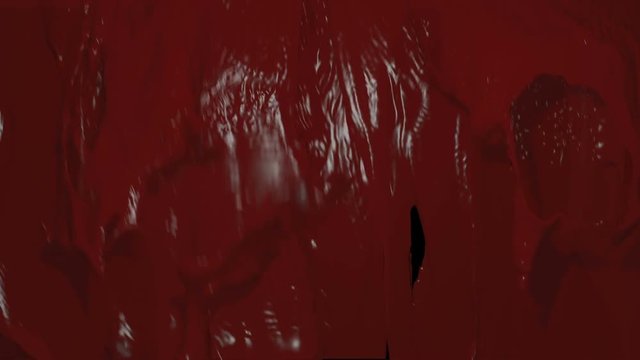 Thick red blood pouring down the screen second version. Comes with the Alpha Matte.