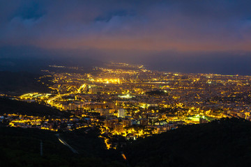 Panoramic view of Barcelona