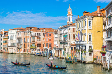 Gondola on Canal Grande in Venice