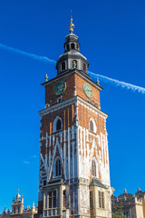 Fototapeta premium Church tower in Krakow