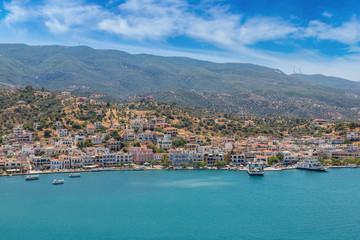 Obraz premium Poros island in Greece