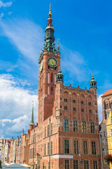 Fototapeta premium Gdansk-Old City-Long Market street