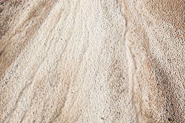 Sand surface after the rain