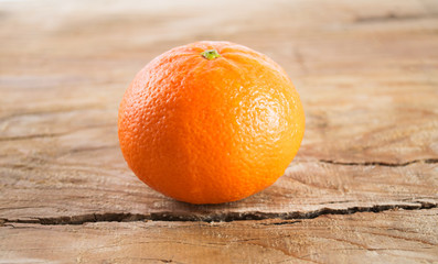 Mandarin orange (tangerine)  on wooden background