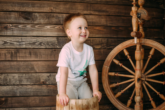 Laughing Baby Boy having fun