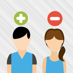 Fototapeta premium avatar person design 