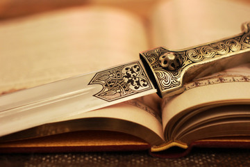 book and dagger