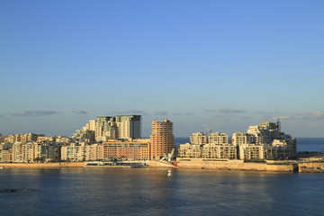 Fototapeta premium View of Sliema, Malta