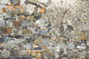 vintage stone wall in buenos aires