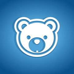 Obraz premium Bear toy Icon