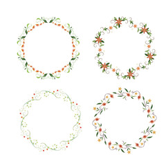 floral flower frames
