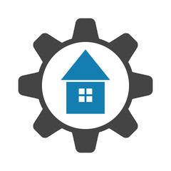 Repair service icon,abstract icon - gear