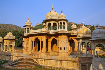 Royal cenotaphs in Jaipur, Rajasthan, India
