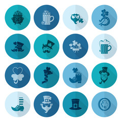 Saint Patricks Day Icon Set