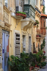 Fototapeta na wymiar Alley in Mdina, Malta