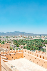 Oman Country Landscape at Nakhal Fort in Al Batinah Region, Oman. It is located about 120 km to the...
