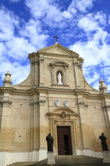 Fototapeta na wymiar Cathedral of the Assumption of Gozo, Malta