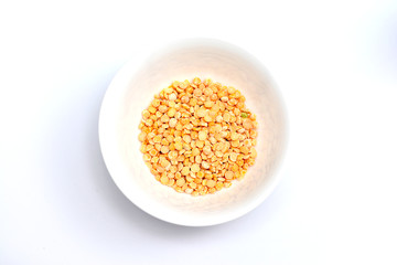 Peas isolate on white 