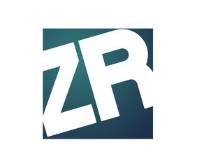 ZR Initial Logo for your startup venture