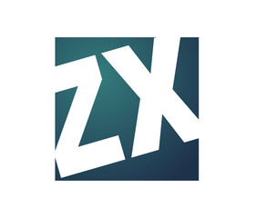 Obraz premium ZX Initial Logo for your startup venture