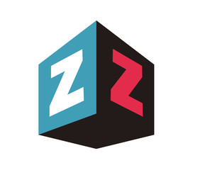 Fototapeta premium ZZ Initial Logo for your startup venture