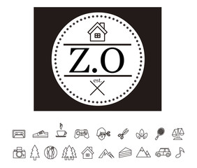 ZO Initial Logo for your startup venture