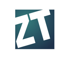 ZT Initial Logo for your startup venture