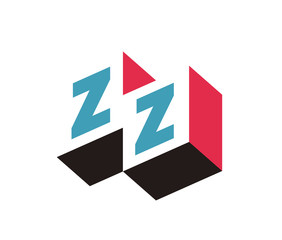 ZZ Initial Logo for your startup venture
