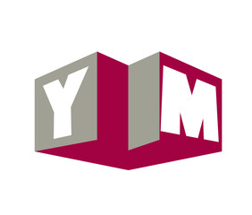 YM Initial Logo for your startup venture