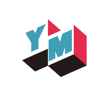 YM Initial Logo for your startup venture