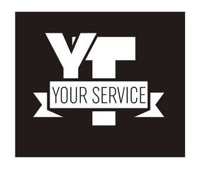 YT Initial Logo for your startup venture