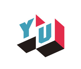 YU Initial Logo for your startup venture