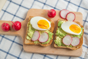 Avocado Toast mit Ei 