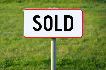 Sold signpost