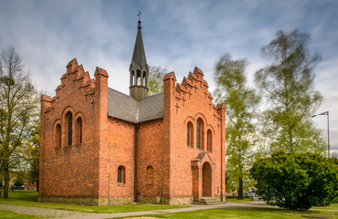 Fototapeta na wymiar Church in Hlucin