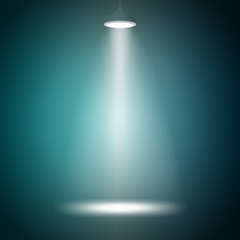 spotlight in the dark color atmosphere.