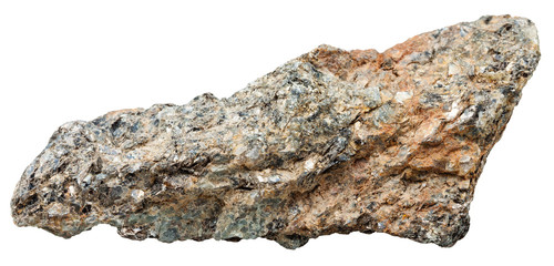 Schist rock from nepheline syenite mineral