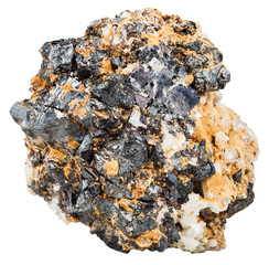 crystals of Galenite and Sphalerite in rock