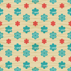 retro seamless floral pattern