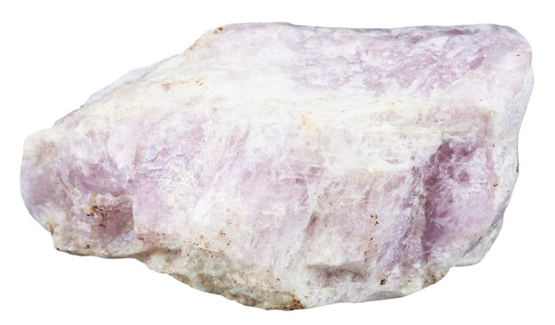 piece of Ussingite mineral isolated